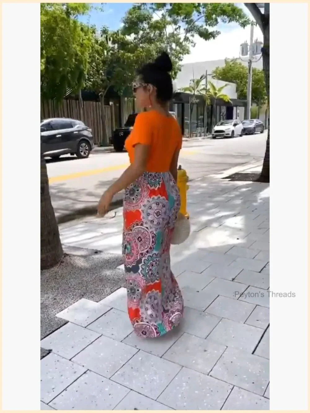 Short Sleeve Loose Plain Maxi Dress with Pockets - Picture 7 of 7